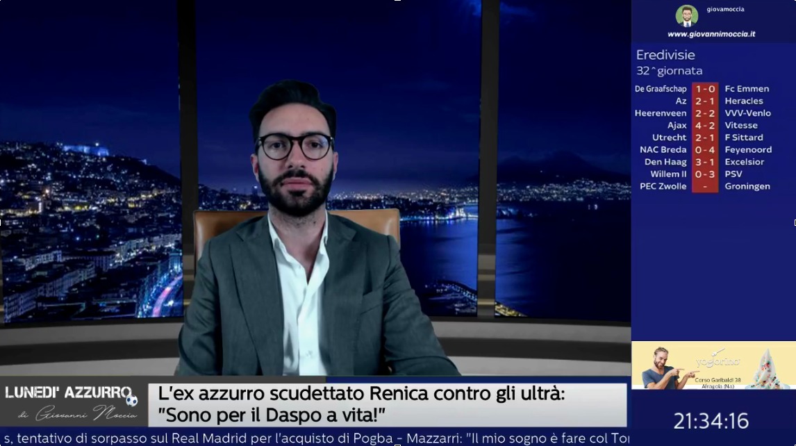 Lunedì azzurro con Giovanni Moccia – Ottava puntata